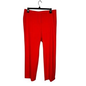Chaus Womens Emma Dress Pants Trousers Size 16 Holiday Red Classic Career New